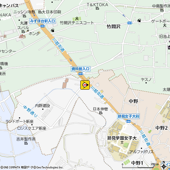 有限会社 川田タイヤ付近の地図